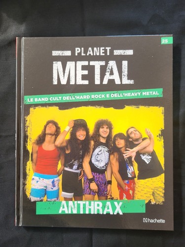 Anthrax libro planet metal - anthrax, le