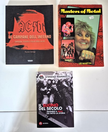 Lotto libri rock metal anni - metal,